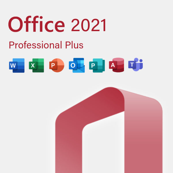 purple office 2021 logo with a gray background