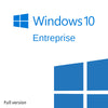 Windows 10 Entreprise logo on a white background